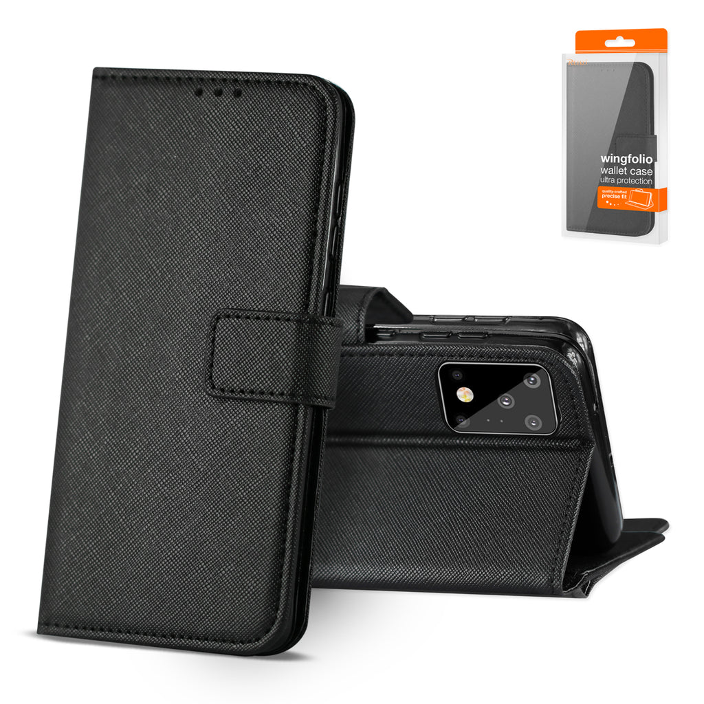 Reiko Samsung Galaxy S20 Ultra 3-in-1 Wallet Case in Black | MaxStrata