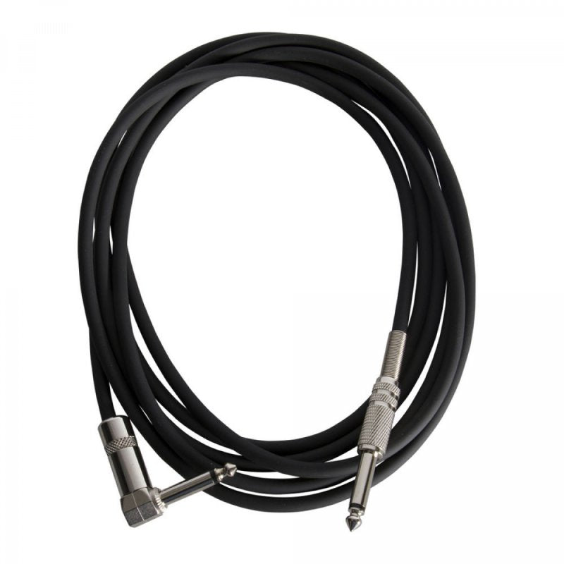 On-Stage Instrument Cable (QTR Right Angle-QTR, 10') (IC-10R)