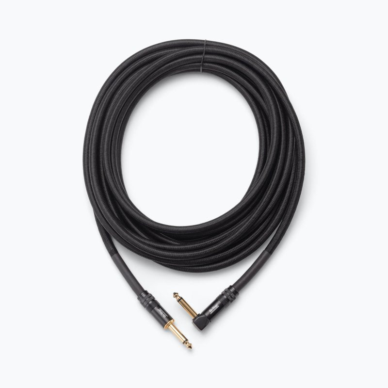 On-Stage Production-Grade Braided Instrument Cable (Right Angle to Straight) 15 ft (TMP-OSPRO-ICR-15)