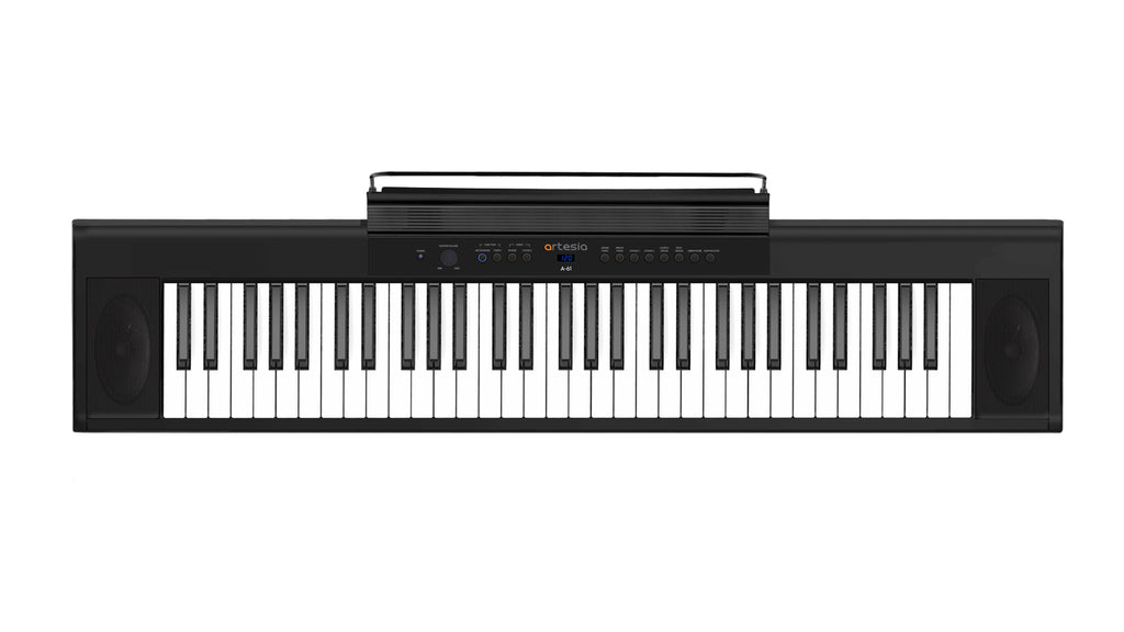 Artesia A-61 Digital Piano | 61-Key Piano with 8 Dynamic Voices with USB + Power Supply + Sustain Pedal + Headphones | MaxStrata®