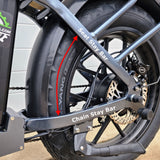 GolfEbikes Golf eBike with Bag Carrier Attachment - UL2849, Foldable & Comfortable Ride