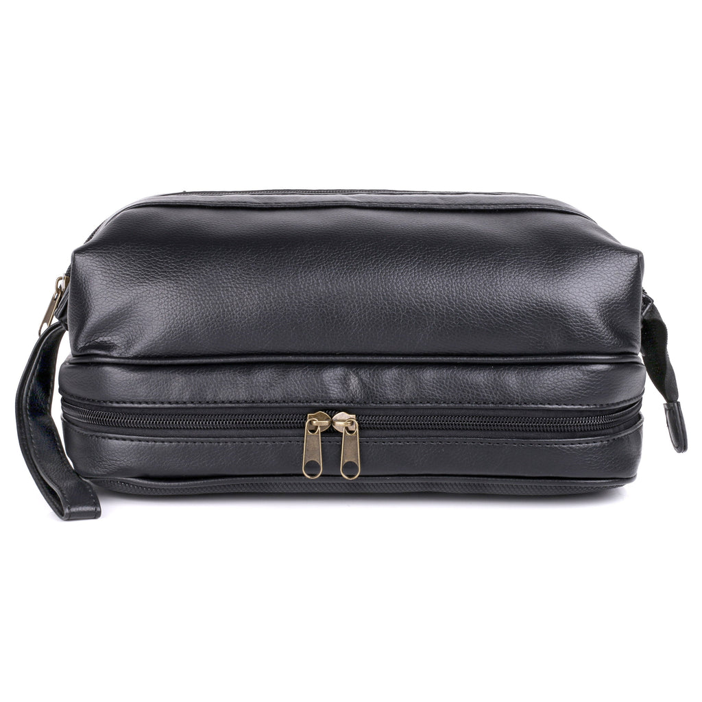 Dopp Jumbo Framed Travel Kit with Bonus Items | Toiletry Bag with 3 TSA Compliant Refillable Bottles & Toothbrush Holder