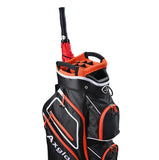 Axglo A211 Lightweight Golf Cart Bag | 15 Full-Length Dividers with Putter Well | MaxStrata®