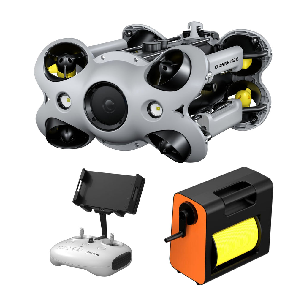 Chasing M2 S Professional Underwater Drone - 200M Bundle | Industrial-Grade Underwater ROV with 4K Camera | MaxStrata®