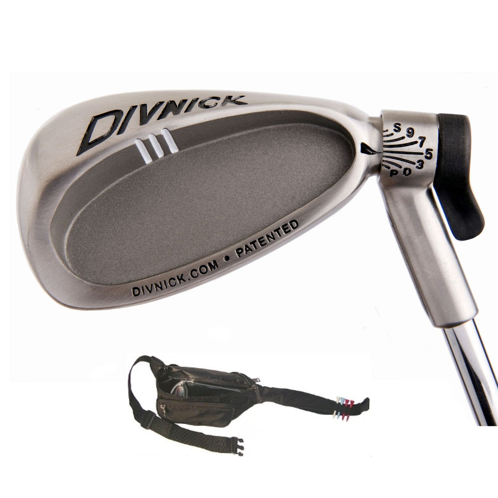 Slightly Used Divnick Whole-in-One Adjustable Loft Telescopic Golf Club - Right Hand, 38.5 inches