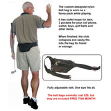 Divnick Whole-in-One Adjustable Loft Telescopic Golf Club + Belt Bag