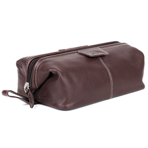Dopp Country Saddle Traditional Framed Kit | Toiletry Bag - Brown | MaxStrata®