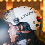 LIVALL L23 Cycling Smart Helmet with Removable Visor - Large (22.8- 24.4 in)
