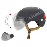LIVALL L23 Cycling Smart Helmet with Removable Visor - Large (22.8- 24.4 in)