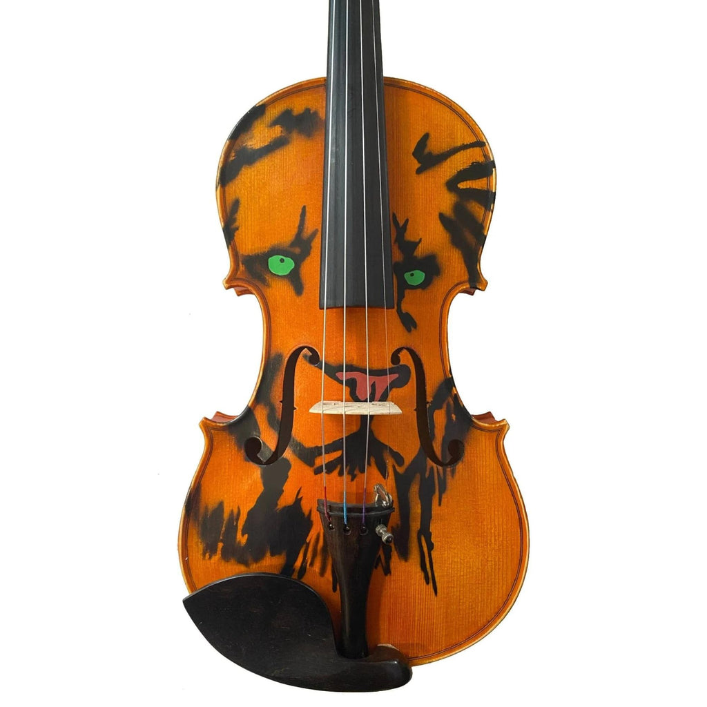 Rozanna's Violins Lion Spirit Violin Outfit - Emerald Eyes 3/4 | Includes Bow, Rosin, Case & Strings