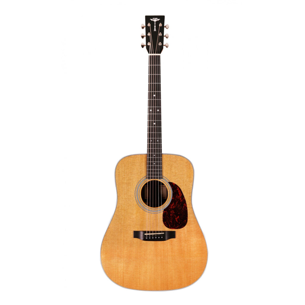 Tyma TD-28E Dreadnought Acoustic-Electric Guitar with Pickup | All-Solid Sitka Spruce Top & Solid Rosewood B&S