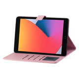 Reiko Leather Folio Cover Protective Case for 10.2" iPad 8 2020 or iPad 7 2019 in Pink | MaxStrata