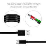 Reiko 3.3Ft PVC Material Micro USB 2.0 Data Cable in Black & Simple Packaging | MaxStrata