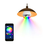 Reiko Universal Light Bulb Bluetooth Spectrum LED Light Speaker in White | MaxStrata
