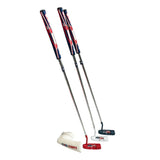 Northwestern Golf Stars & Stripes Putter –  34" | Milled Face Stainless Steel Putter with Oversized Grip Supporting Folds of Honor