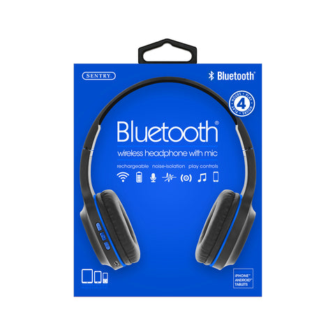 Reiko BT105: Bluetooth Wireless Headphone with Mic Black | MaxStrata