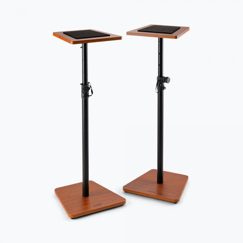 On-Stage Stands Wood Studio Monitor Stands (Rosewood, Pair) (SMS7500RB) | MaxStrata®