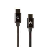 CableLinx Elite 8" USB-C to USB-C Charge & Sync Braided Cable | MaxStrata®