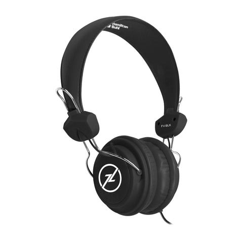 HamiltonBuhl Favoritz TRRS Headset with In-Line Microphone - Black | MaxStrata®