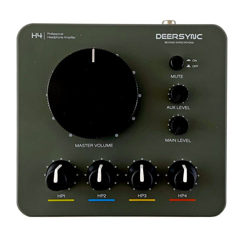 Deersync H4 4-Channel Professional Studio Headphone Amplifier