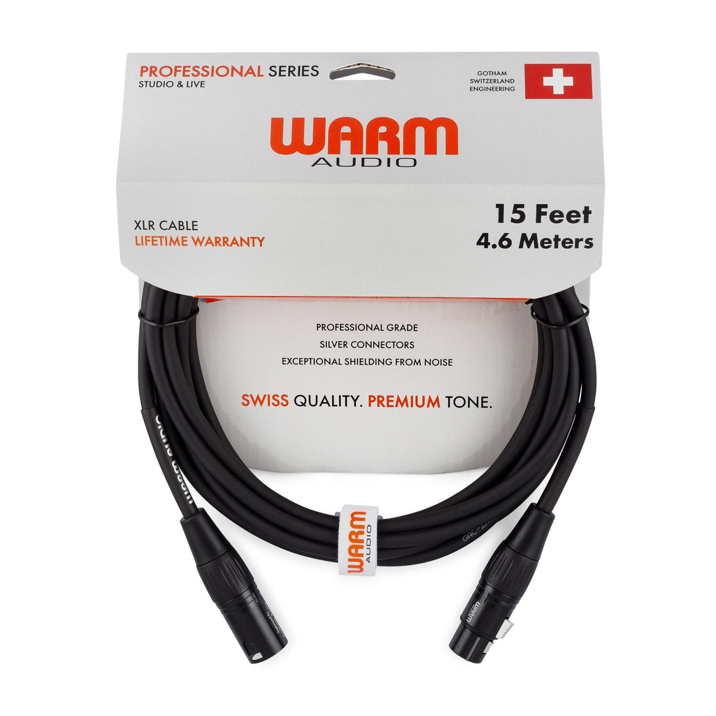 Warm Audio Pro Series XLR Female to XLR Male Microphone Cable - 15-foot