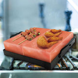 Himalayan Chef Cooking Block with Metal Holder - Pink Himalayan Salt Plate | MaxStrata®