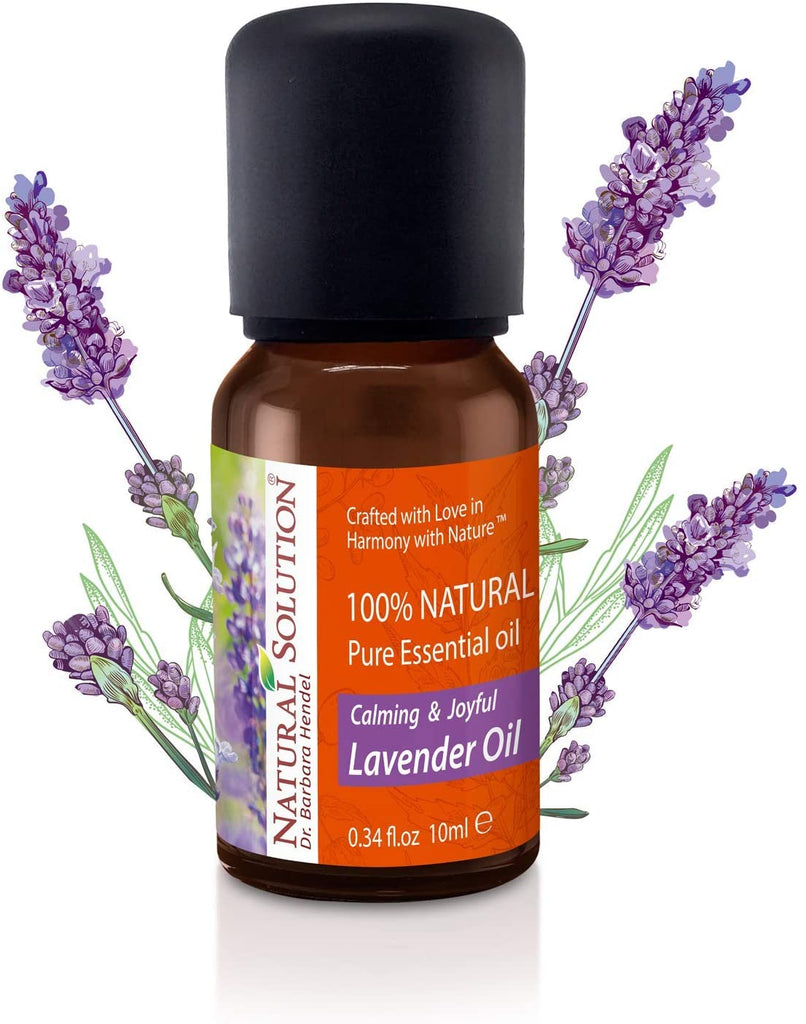 Natural Solution 100% Natural Pure Essential Oil - Calming & Joyful Lavender Oil - 10 ml