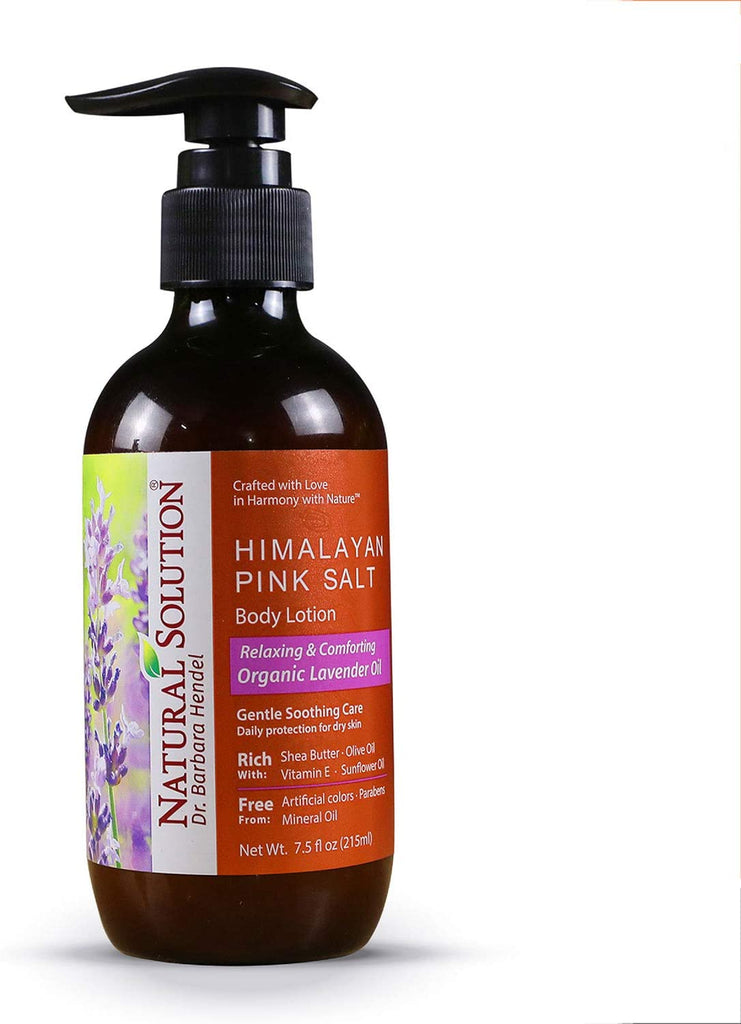 Natural Solution Himalayan Pink Salt Moisturizing Body Lotion with Lavender Oil - 7.5 oz