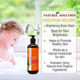 Natural Solution Himalayan Pink Salt Body Wash, For All Skin Types - Blood Orange - 17 oz