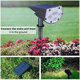WBM Smart LED Solar Landscape Spotlights - 2 Pack, 2-In-1 Wireless Outdoor Solar Powered Wall Lights | MaxStrata®