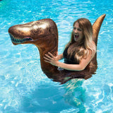 PoolCandy Inflatable Animal Ride-On Noodle - T-Rex Pool Noodle | MaxStrata®