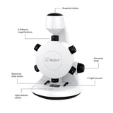 HamiltonBuhl Scout Digital Microscope - STEM Microscope with Six Magnification Lenses | MaxStrata®