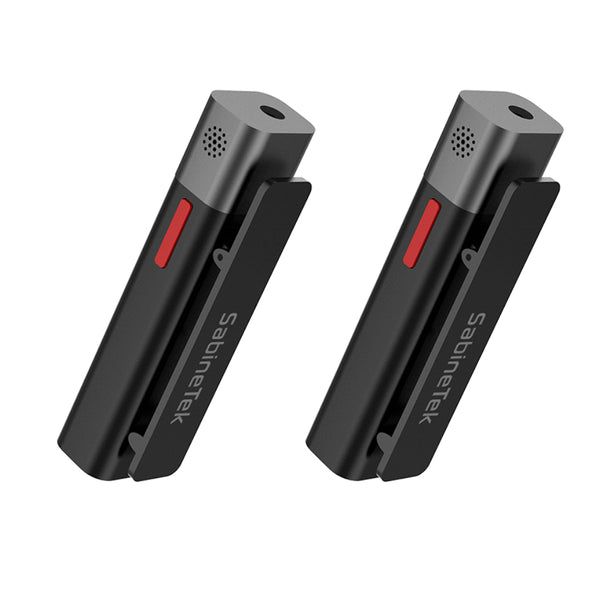 SabineTek SmartMike+ True Wireless Stereo Mic - Twin Package