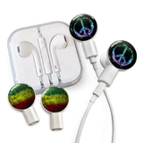 dekaSlides Earbuds | Headphones with Slide On Decal Graphics Combo Pack | MaxStrata®