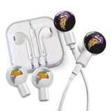 dekaSlides - Earbuds + 2 Pairs Graphics - Donut Bite & Geo Unicorn | MaxStrata