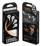dekaSlides - Earbuds + 2 Pairs Graphics - Cassettes & Good Vibes | MaxStrata