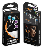 dekaSlides - Earbuds + 2 Pairs Graphics - Cassettes & Good Vibes | MaxStrata