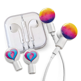 dekaSlides Earbuds | Headphones with Slide On Decal Graphics Combo Pack | MaxStrata®