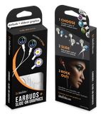 dekaSlides - Earbuds + 2 Pairs Graphics - Cassettes & Good Vibes | MaxStrata