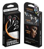 dekaSlides - Earbuds + 2 Pairs Graphics - Cassettes & Good Vibes | MaxStrata