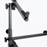 On-Stage Stands Folding-Z Keyboard Stand with Second Tier (KS7365EJ) | MaxStrata®