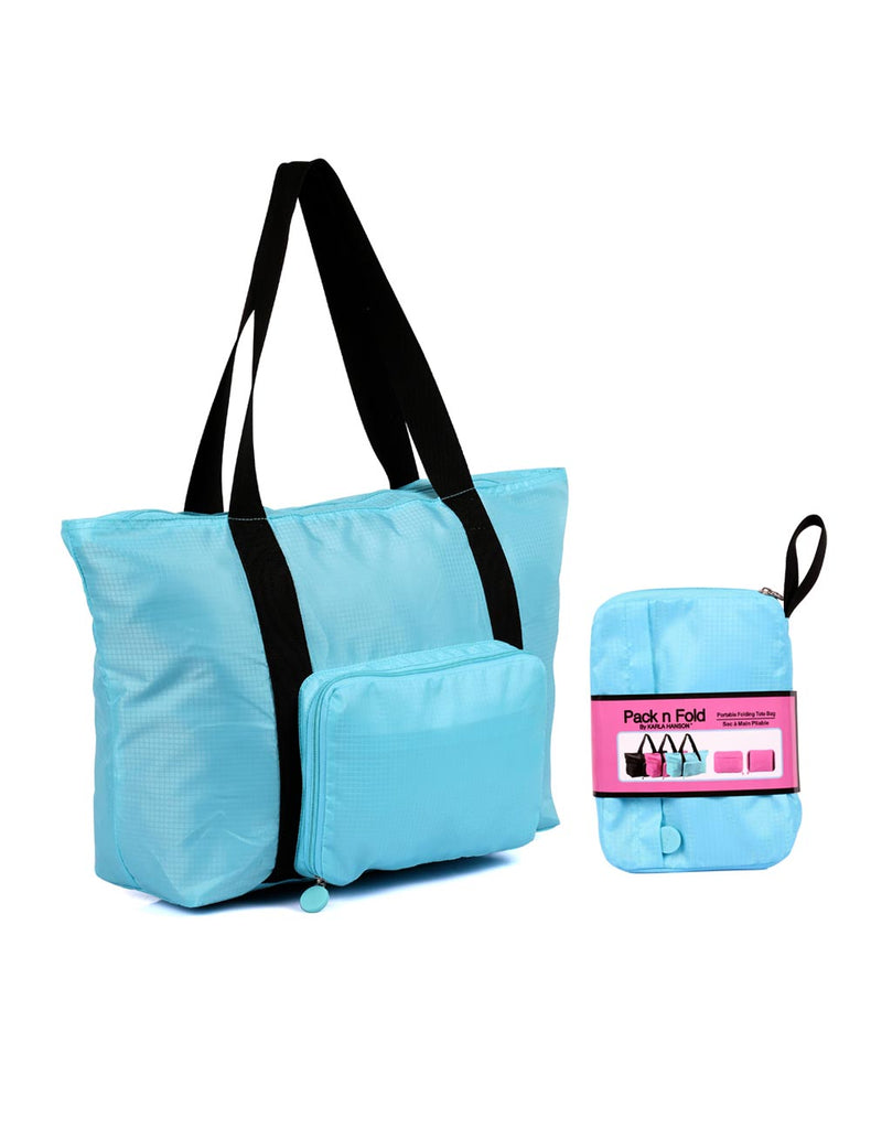 Karla Hanson Pack n Fold Foldable Travel Tote Bag