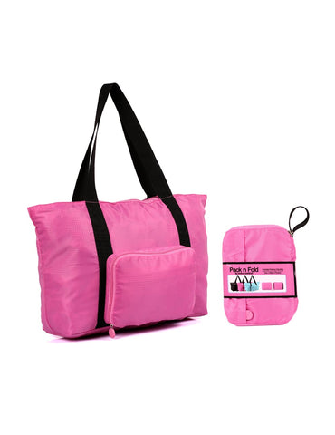fold up travel tote bags Karla Hanson | Pack n Fold Foldable Travel Tote Bag