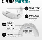 SISU Sports Mouth Guard 3D 2.0mm for Adults | Custom Fit Mouth Guard