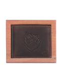 Karla Hanson CANADA WILD Men's Hunter Leather Wallet - Grizzly Bear | MaxStrata®