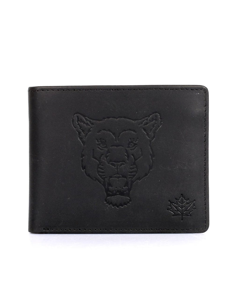 Karla Hanson CANADA WILD Men's Hunter Leather Wallet - Mountain Lion