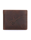 Karla Hanson CANADA WILD Men's Hunter Leather Wallet - Killer Whale | MaxStrata®
