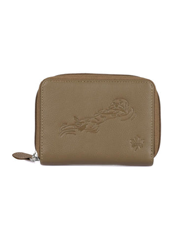 Karla Hanson CANADA WILD Women's Leather Wallet - Sea Otter | MaxStrata®