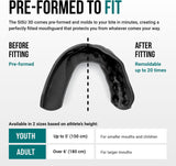 SISU Sports Mouth Guard 3D 2.0mm for Adults | Custom Fit Mouth Guard