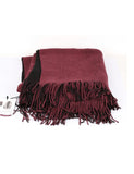 Karla Hanson Women's Reversible Knit Poncho Shawl | MaxStrata®